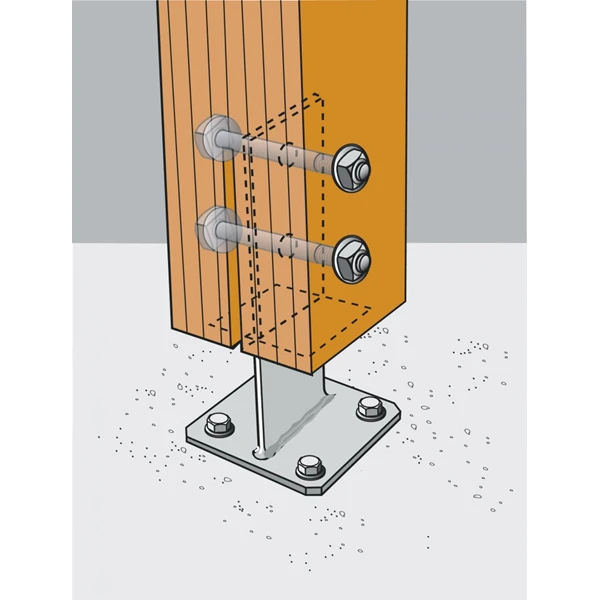 Boulon De Charpente Acier Galva 8.8 Simpson Strong-Tie BSH16/180 2 Boulon De Charpente Acier Galva 8.8 Simpson Strong-Tie BSH16/180 – Image 2