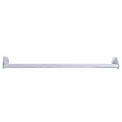 Mottez Barre Penderie Réglable 130-240 Cm Avec 2 Crochets - Blanc