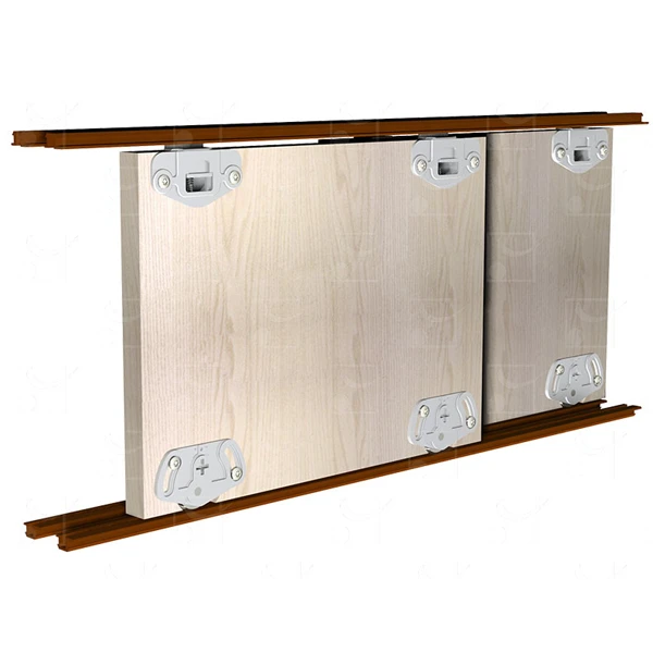 Garniture Pour Porte De Placard Mantion PICO26T - Sans Rail 2 Garniture Pour Porte De Placard Mantion PICO26T - Sans Rail – Image 2