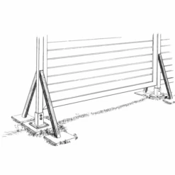 Pied De Poteau Carré Sur Platine 120 Simpson Strong-Tie PPJBT120