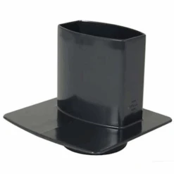 Pied De Chute Nicoll Pour Tube 90 X 56 Mm - Gris Anthracite