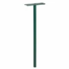 Pied Boîte Lettres Individuelle Piquet Rond Acier Ø 45 Mm 1,10 M Vert