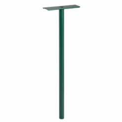 Pied Boîte Lettres Individuelle Piquet Rond Acier Ø 45 Mm 1,10 M Vert