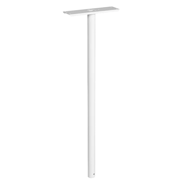 Pied Boîte Lettres Individuelle Piquet Rond Acier Ø 45 Mm 1,10 M Blanc 1 Pied Boîte Lettres Individuelle Piquet Rond Acier Ø 45 Mm 1,10 M Blanc