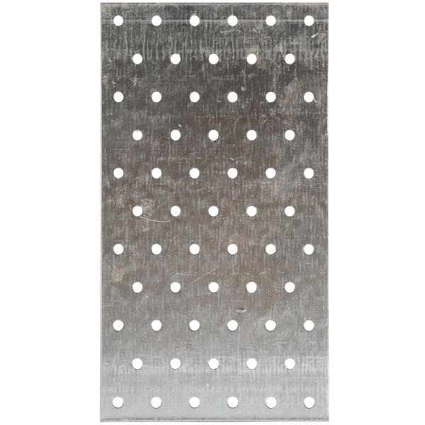 Plaque Perforée En Acier Galvanisé NP - 60 X 160 X 2 Mm 1 Plaque Perforée En Acier Galvanisé NP - 60 X 160 X 2 Mm