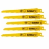 Lame De Scie Sabre Pour Plâtre Dewalt DT2356-QZ 152 Mm - Lot De 5