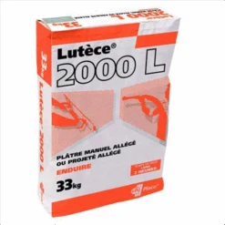 Plâtre Allégé Pour Enduisage Des Murs Et Plafonds - Lutèce 2000 L - Prise Longue - Sac De 33 Kg