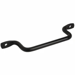 Poignée De Volet Fer Rond 8 Mm Cataphorèse Noir 342140 Mermier M-342140