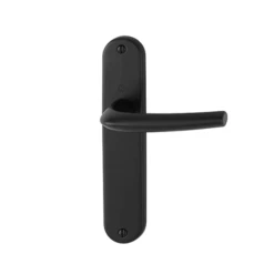 Poignée Porte Bec De Cane Non Percé San Diego Hoppe Carré 7 Mm Alu Noir