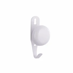 Porte Manteaux à 1 Tête - Mottez - Acier Blanc