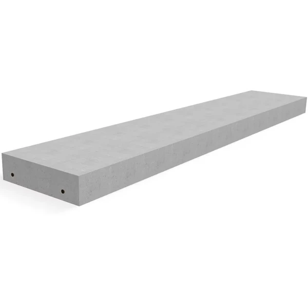 Prélinteau En Béton Précontraint Rector - 19 CM X 6 CM X 1,2 M 1 Prélinteau En Béton Précontraint Rector - 19 CM X 6 CM X 1,2 M