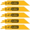 Lame Scie Sabre Métal Dewalt D2404-QZ BIM Progressor 150 Mm - Lot De 5