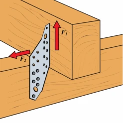 Patte De Solivage Trapézoïdale Droite Simpson Strong-Tie PSTD180/30/1,5 -Construire Un Magasin D'outils pst situation1 2 jpg