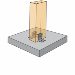 Équerre Renforcée E17 75x150x50 Mm Simpson Strong-Tie E17/2