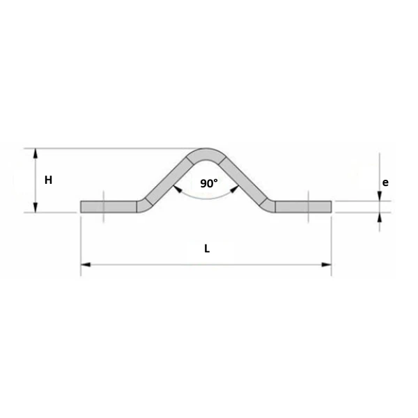 Rail à Visser Mantion Pour Gorge Triangulaire - Longueur 3 Mètres - Acier Galvanisé 1 Rail à Visser Mantion Pour Gorge Triangulaire - Longueur 3 Mètres - Acier Galvanisé