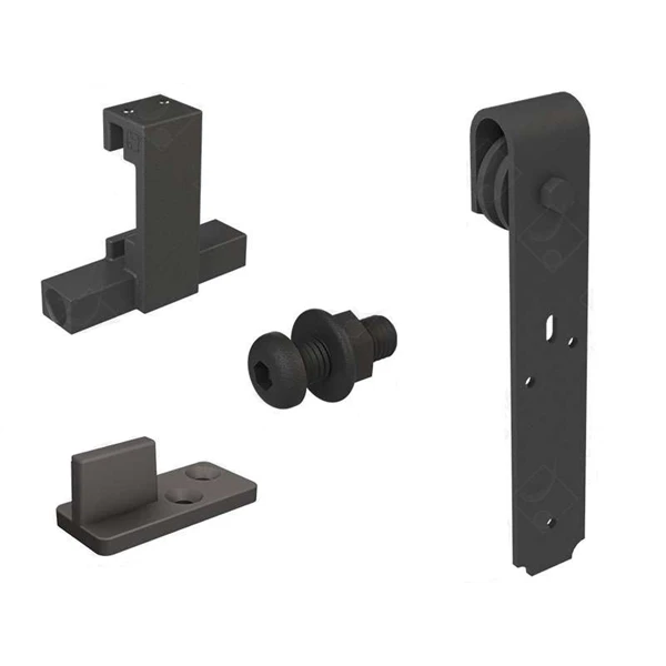 Système Coulissant Droit Fer ROCDESIGN TYPE C Porte Bois Mantion RD-C-B 2 Système Coulissant Droit Fer ROCDESIGN TYPE C Porte Bois Mantion RD-C-B – Image 2