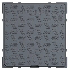 Regard Hydraulique De Trottoir - Carré Fonte Noire - B125 - 400x400 CM