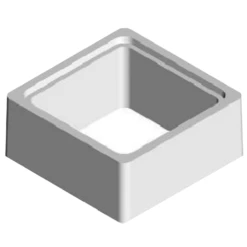 Rehausse En Béton Pour Boîte Pluviale RP40 - 40x40 CMx20 CM