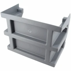 Réhausse Nicoll ECA7 Pour Courette Anglaise - PVC Gris Clair - 260 MM X 135 MM X 180 MM