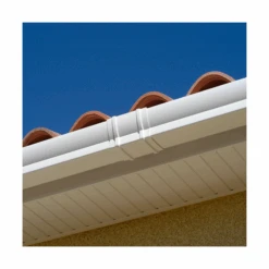 Fond De Gouttière MEP RVF Pour Gouttière La Réversible - PVC Blanc -Construire Un Magasin D'outils reversible2