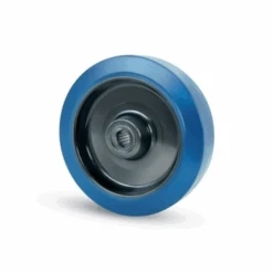 Roue Seule Pour Roulette Elastique Bleu - 160 Mm - Capacité 300 Kg