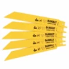 Lame De Scie Sabre Bois Et Métal Dewalt DT2345-QZ BIM 152 Mm - Lot De 5