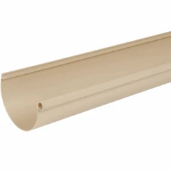 Gouttière Demi-ronde Nicoll LG25 Sable - Développé 250 Mm X 4 M -Construire Un Magasin D'outils sable