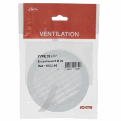 Grille De Ventilation Pour Tuyau En Fibre Ciment Diamètre 100 Mm