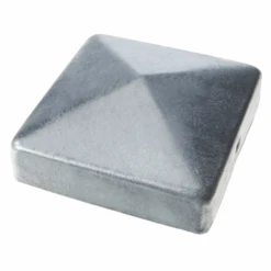 Chapeau Pyramide Pour Poteau Bois Acier Galvanisé - Sections 90 X 90 Mm