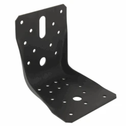 Equerre De Structure Pour Charpentes Bois - ABR100PB Finition Noire - 100x100x90 Mm épaisseur 2 Mm