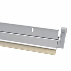 Plinthe à Visser Pivotante Automatique En Applique - Klovent 47 KV - Anodisé Argent - 0.73 M