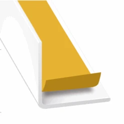 Cornière D'angle Adhésive PVC Blanc Laqué - 20 X 20 Mm - Longueur 1.3 M CQFD 2071-87550