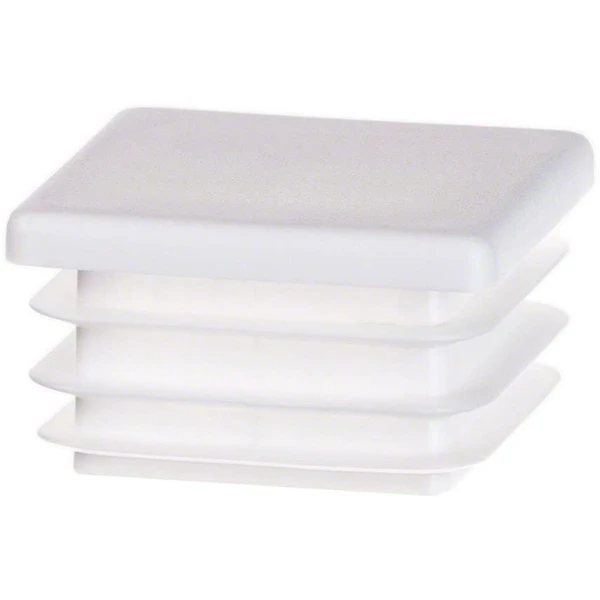 Embout Carré Rentrant Blanc Ø Ext. 100x100 Mm : PRODIF-SOMEC E4190B 1 Embout Carré Rentrant Blanc Ø Ext. 100x100 Mm : PRODIF-SOMEC E4190B