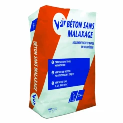Béton Sans Malaxage Pour Scellement En Sol Extérieur - VPI - Sac De 25 Kg