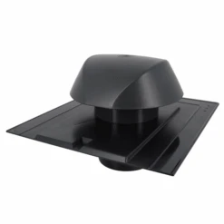 Chapeau De Ventilation Avec Platine Ardoise Atemax - ø 125 Mm - Gris Anthracite