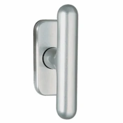 Bouton De Fenêtre Aluminium Pour Ouvrant à La Française Ligne Golf Sur Platine De 68 X 30 Mm Vachette 009070