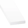 Profilé Plat En PVC Blanc - Largeur 25 Mm - épaisseur 5 Mm - Longueur 1 Mètre CQFD 2002-80540