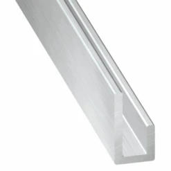 Cimaise En Aluminium Brut - Largeur 10 Mm - épaisseur 1.5 Mm - Longueur 1 M CQFD 2005-5290