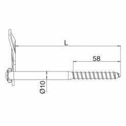 Tourniquet Marseillais à Visser Torbel - Acier Zingué Blanc 110 Mm -Construire Un Magasin D'outils schema 13