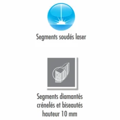 Couronne Diamant SD5 Béton Perforateur M16 Ø 42 X 150 Mm 5 Couronne Diamant SD5 Béton Perforateur M16 Ø 42 X 150 Mm -Construire Un Magasin D'outils segments diam
