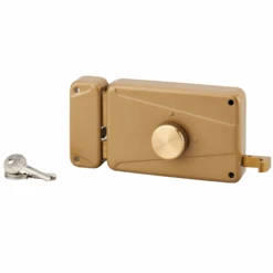 Serrure En Applique à Cylindre Bouton Et Tirage Thirard - Gauche