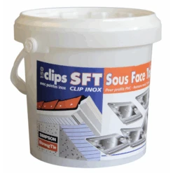 Clip SFT Inox A4 Pour Lambris PVC 30 X 0.5 X 32 Mm Simpson-Strong-Tie 9 Clip SFT Inox A4 Pour Lambris PVC 30 X 0.5 X 32 Mm Simpson-Strong-Tie -Construire Un Magasin D'outils sft fond blanc 2 jpg