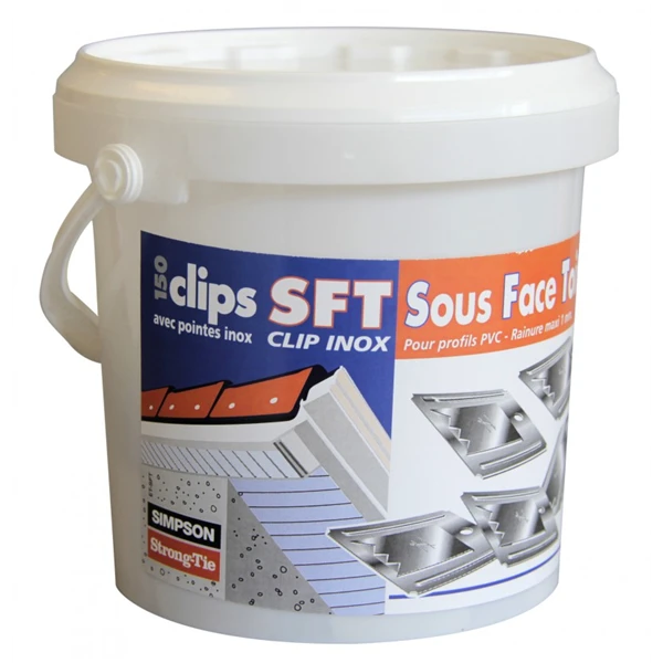Clip SFT Inox A4 Pour Lambris PVC 30 X 0.5 X 32 Mm Simpson-Strong-Tie 4 Clip SFT Inox A4 Pour Lambris PVC 30 X 0.5 X 32 Mm Simpson-Strong-Tie – Image 4