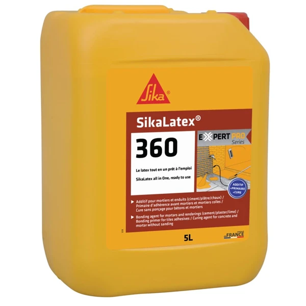 Résine Synthétique Pour Adhérence Et étanchéité Des Mortiers - Sikalatex 360 - Bidon 5 LTR 1 Résine Synthétique Pour Adhérence Et étanchéité Des Mortiers - Sikalatex 360 - Bidon 5 LTR