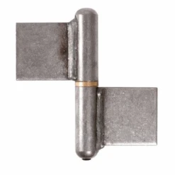 Paumelle Grille Soudée Nœuds Arrondis Acier Bague Laiton 90 Mm 45 Kg