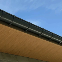 Gouttière Demi-ronde Lindab En Acier Gris Métal RAL 9007 - Développé 250 MM - 4 M 8 Gouttière Demi-ronde Lindab En Acier Gris Métal RAL 9007 - Développé 250 MM - 4 M -Construire Un Magasin D'outils systeme lindab3