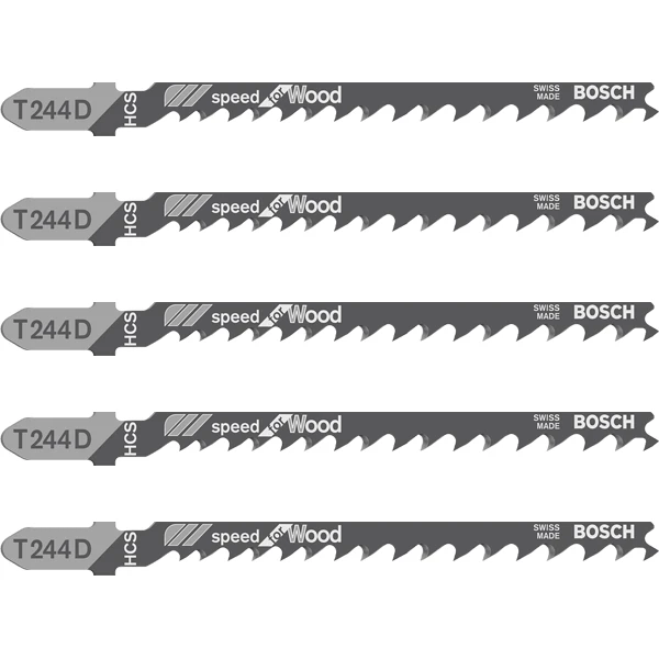 Lame Scie Sauteuse Pour Bois T 244 D Jeu De 5 Lames : Bosch 2608630058 3 Lame Scie Sauteuse Pour Bois T 244 D Jeu De 5 Lames : Bosch 2608630058 – Image 3