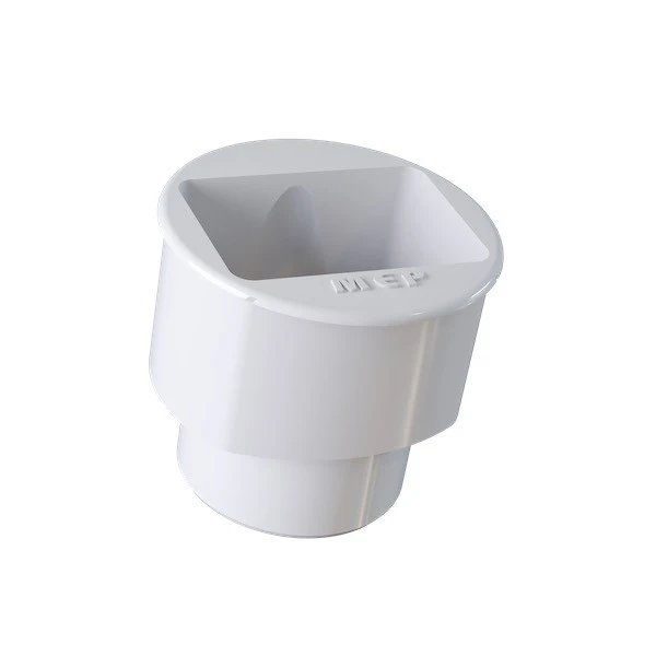 Tampon Réducteur MEP TR680 Pour Tuyau En Alu 60x80 Mm - PVC Blanc 1 Tampon Réducteur MEP TR680 Pour Tuyau En Alu 60x80 Mm - PVC Blanc
