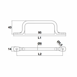 Poignée à Pattes Torbel En Inox 316L Poli Satiné Longueur 167 Mm 5 Poignée à Pattes Torbel En Inox 316L Poli Satiné Longueur 167 Mm -Construire Un Magasin D'outils tir