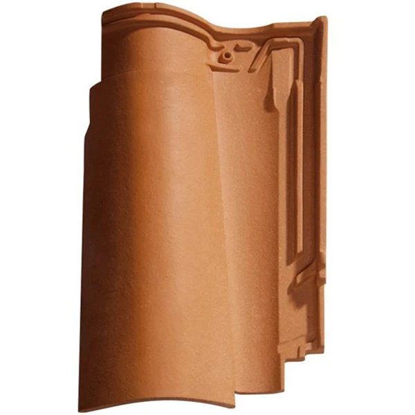 Tuile En Terre Cuite Grand Moule Fort Galbe D'aspect Canal - Fériane - Colorado - 48 X 29 Cm 2 Tuile En Terre Cuite Grand Moule Fort Galbe D'aspect Canal - Fériane - Colorado - 48 X 29 Cm – Image 2